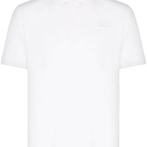 メンズ Prada ロゴパッチ ポロシャツ ホワイト