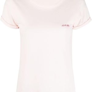 T-shirt con ricamo di Maison Labiche in Rosa