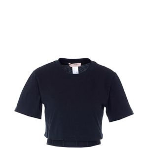 Twinset Blue Bustier-Detail T-Shirt