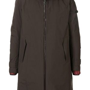 Manteau à fermeture zippée Herno pour homme en coloris Marron