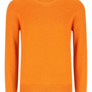 Chez Paul Orange Pull Côtelé for men
