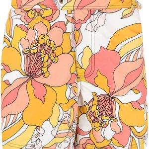 Tom Ford Badeshorts mit Blumen-Print in Weiß für Herren