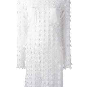 Vestito ricamato di Carven in Bianco