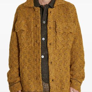 Isa Boulder Brown Puzzle Jacket for men