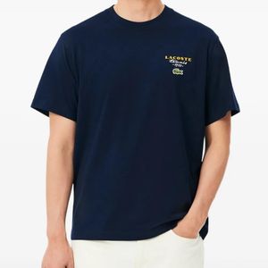 Lacoste Blue Accent Tennis Graphic-Print T-Shirt for men