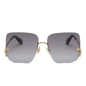 Roberto Cavalli Grey Snake Collection Sunglasses