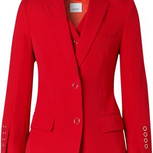 Blazer classique Burberry en coloris Rouge