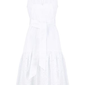 P.A.R.O.S.H. タイウエスト ドレス ホワイト