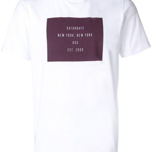 T-shirt 'Saturdays' di Saturdays NYC in Bianco da Uomo