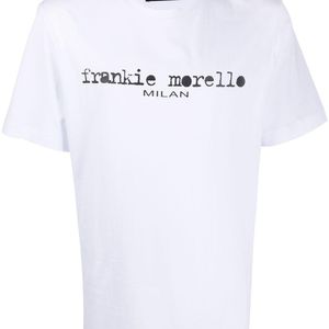 メンズ Frankie Morello ロゴ Tシャツ ホワイト
