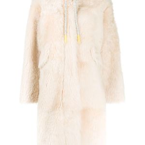 Manteau oversize à capuche Liska en coloris Neutre