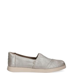 TOMS White Almond-Toe Espadrilles