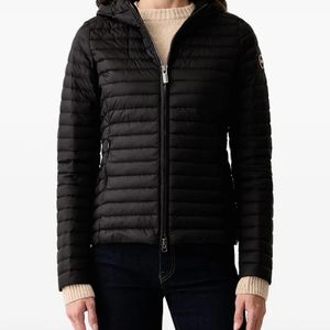 Colmar Black Quilted Hooded Jacket