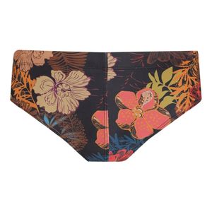 Amir Slama Black Floral-Print Swim Briefs for men