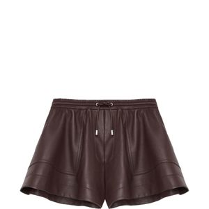 Loewe Brown Drawstring Panelled Shorts