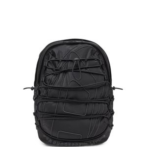 DIESEL Black Tech-D Bungee-Cord Logo-Print Backpack for men