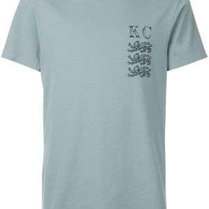 メンズ Kent & Curwen ロゴプリント Tシャツ ブルー