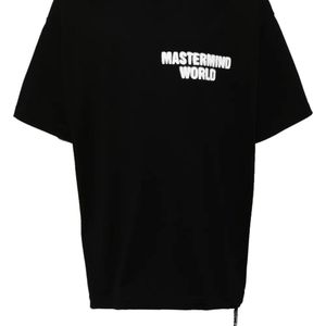 MASTERMIND WORLD Black Spray-Paint Effect T-Shirt for men