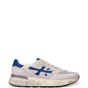 Premiata White Mick Panelled Sneakers for men