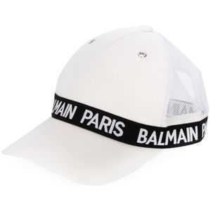Casquette à logo Balmain pour homme en coloris Blanc
