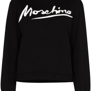 Moschino ロゴ スウェットシャツ ブラック