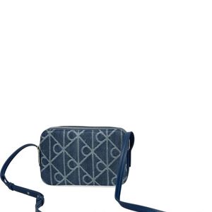 Calvin Klein Blue Jacquard Cross Body Bag