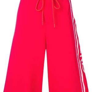 Pantalones cortos de jersey con logo Iceberg de color Rojo