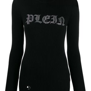 Philipp Plein タートルネックセーター ブラック