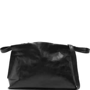 Bea Mombaers Black Leather Clutch Bag