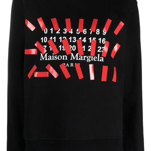 Maison Margiela ロゴ スウェットシャツ ブラック