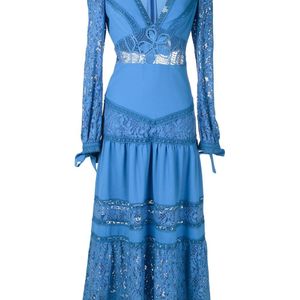 Robe Yana Martha Medeiros en coloris Bleu