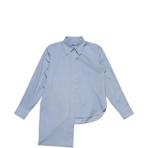 Litkovskaya Blue Asymmetric Striped Shirt