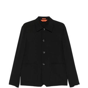 Barena Black Veste À Boutonnière for men