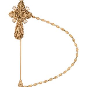 Broche à design de croix Dolce & Gabbana pour homme en coloris Métallisé