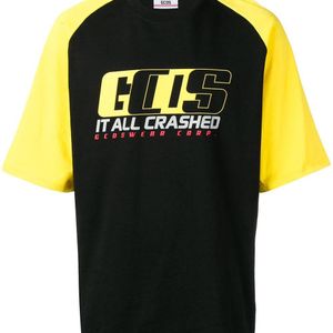 メンズ Gcds It All Crashed Tシャツ ブラック