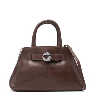 Coperni Brown Mini Data Tote Bag