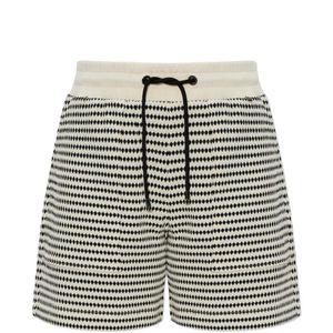 Bogner Gray Steena Drawstring Patterned Shorts