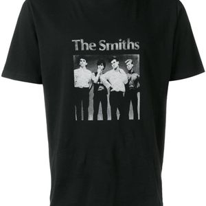 メンズ Saint Laurent The Smiths Tシャツ ブラック