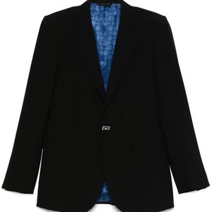 Givenchy Black Single Breasted Jacket Clothing for men