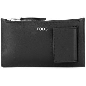 Tod's ロゴプレート 財布 ブラック