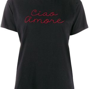 Giada Benincasa Ciao Amore Tシャツ ブラック