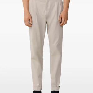 Hackett Natural Double-Pleated Trousers for men