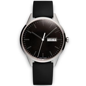 Uniform Wares 'C40 Chronograph' Armbanduhr in Schwarz für Herren