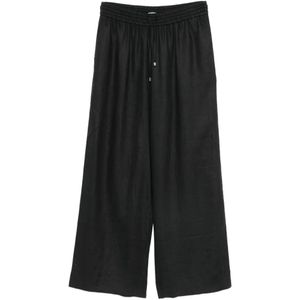 Clips Black Pantalon En Lin