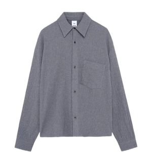 Won Hundred Grey Maza Patch-Pocket Shirt for men
