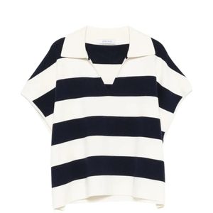 Philo-Sofie Cashmere Blau Oberteil Mit Streifen