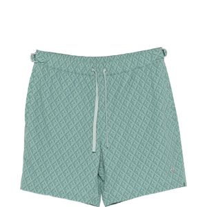 Moose Knuckles Green Hide And Swim Short for men