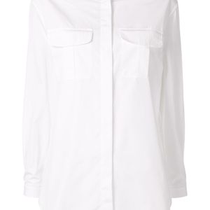 Camicia con tasche sul petto di Giorgio Armani in Bianco