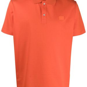 メンズ Paul & Shark ロゴ ポロシャツ オレンジ