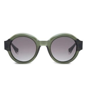 Gigi Studios Grey Stella Round-Frame Sunglasses